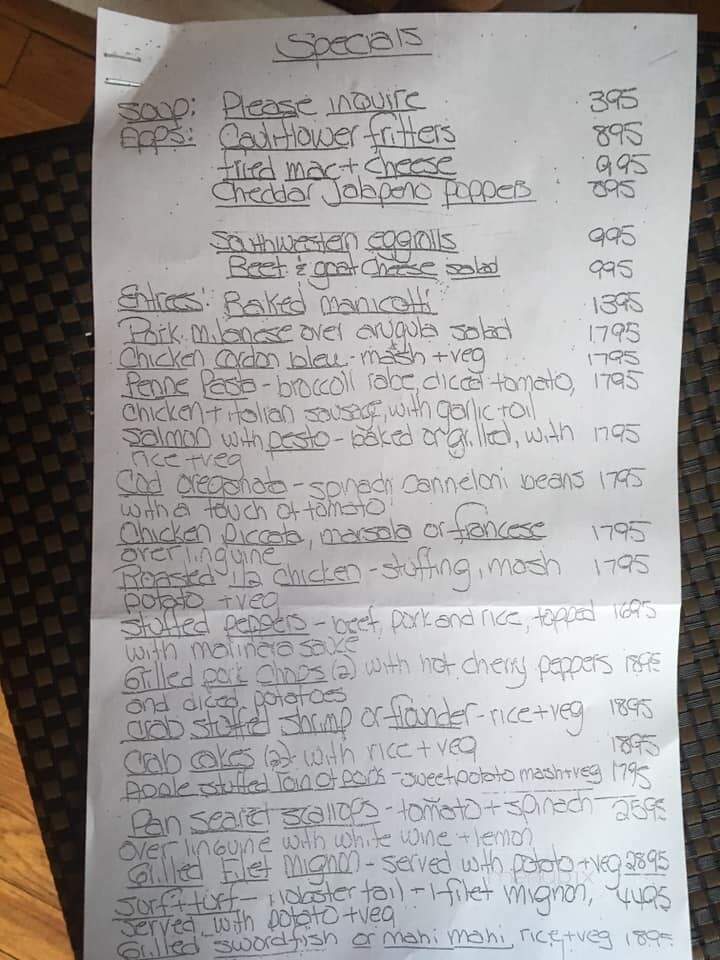 Curley's Corner - Suffern, NY menu_pic