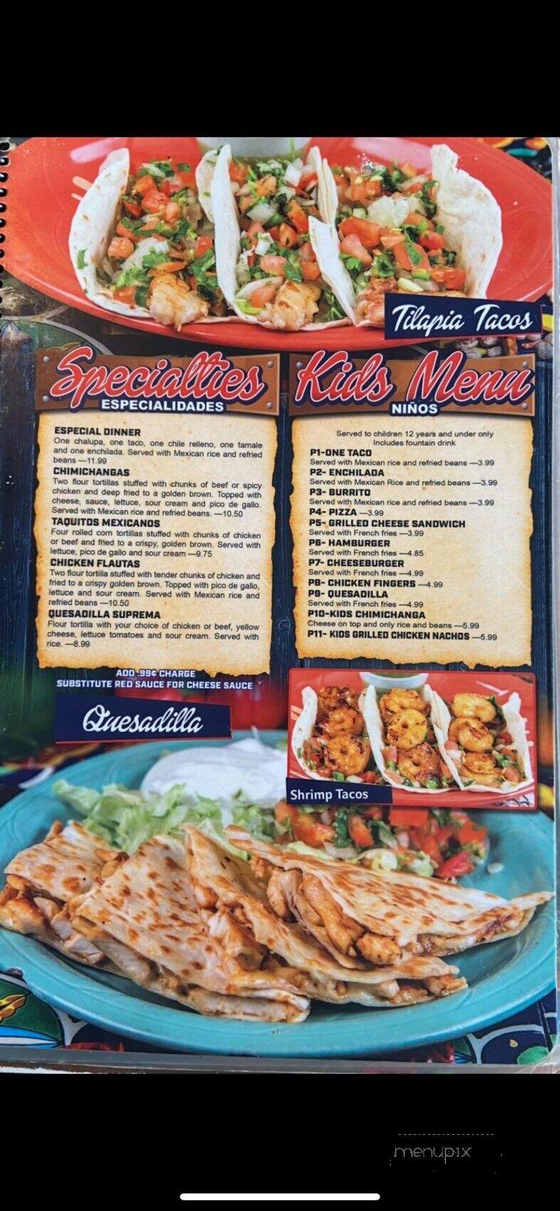 El Dorado Mexican Restaurant - Mount Vernon, KY menu_pic