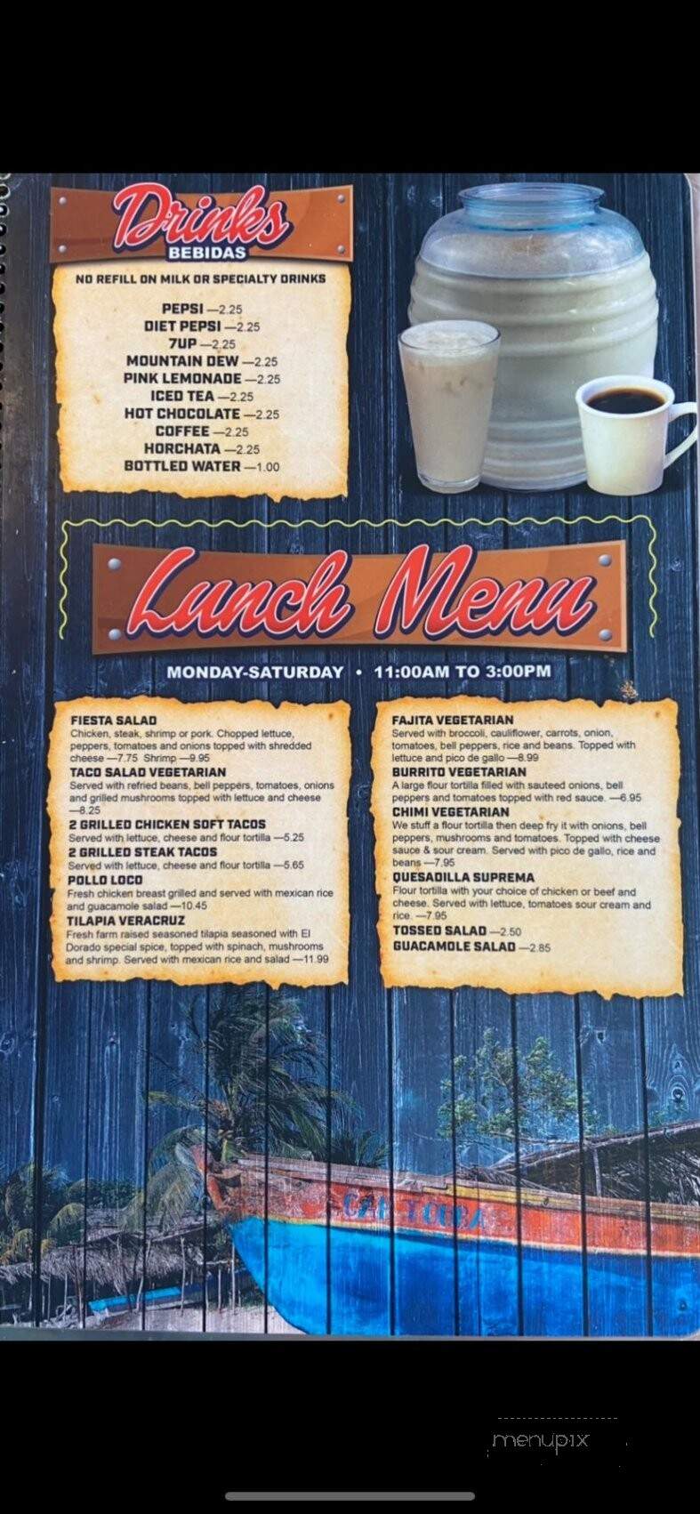 El Dorado Mexican Restaurant - Mount Vernon, KY menu_pic