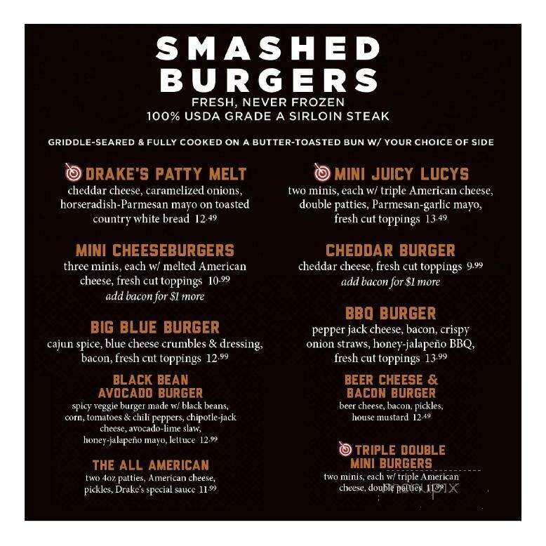 Drake's - Burlington, NC menu_pic