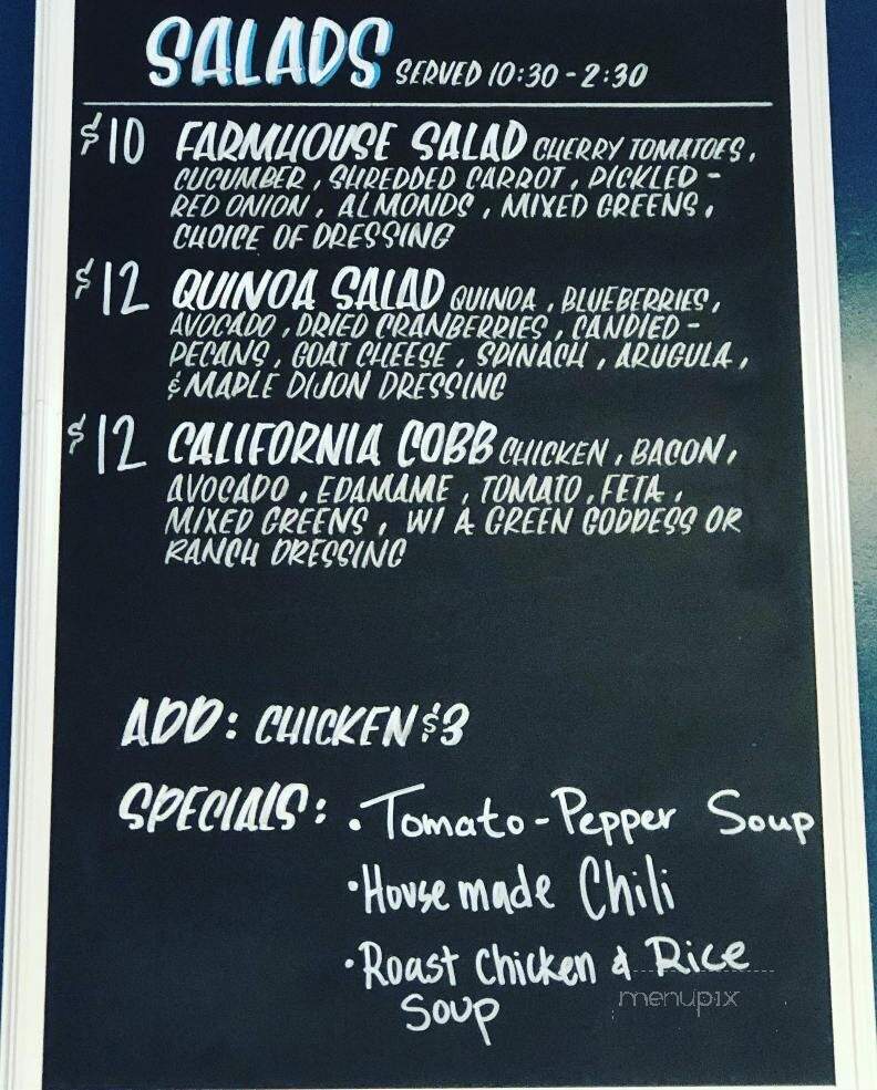 Rebel Hen Cafe - Lincoln, CA menu_pic