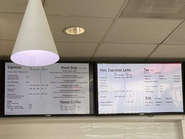 Cuppi Coffee - Bristow, VA menu_pic
