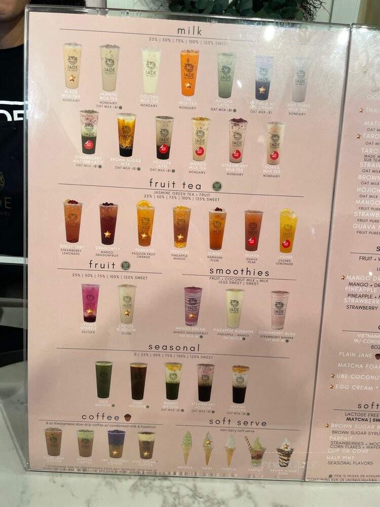 Jade Tea House - Davie, FL menu_pic