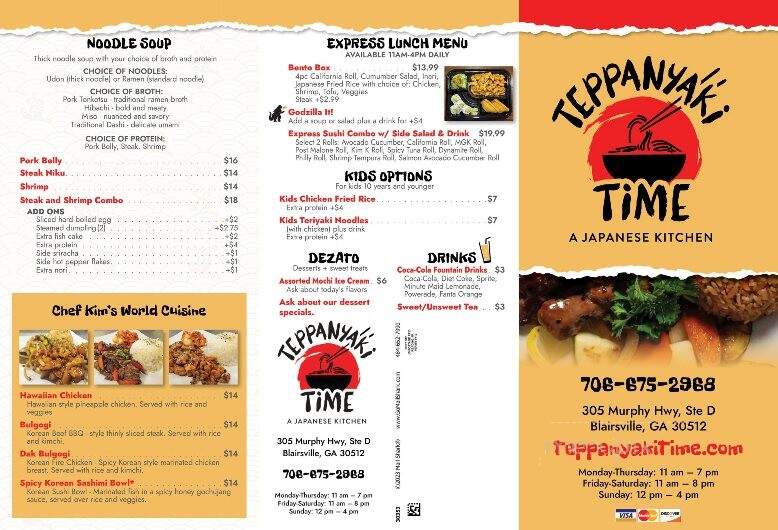 Teppanyaki Time - Blairsville, GA
