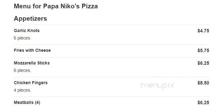 Papa Niko's Pizza - Hudson, FL