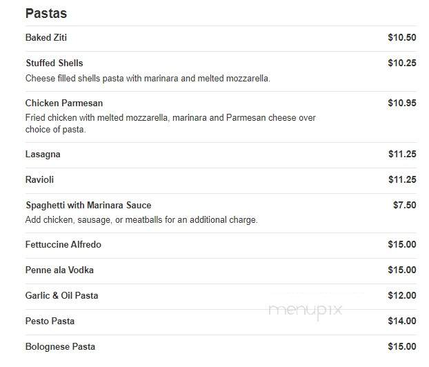 Papa Niko's Pizza - Hudson, FL menu_pic