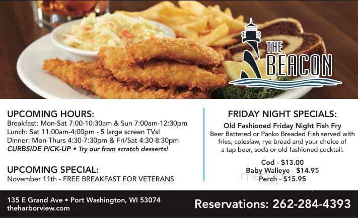 The Beacon Restaurant & Bar - Port Washington, WI menu_pic