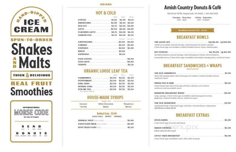 Amish Country Donuts & Cafe - Sugarcreek, OH