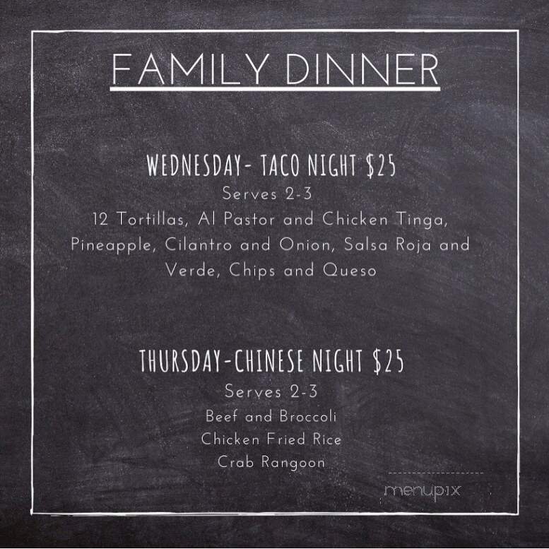 Restore Public House - La Crosse, WI menu_pic