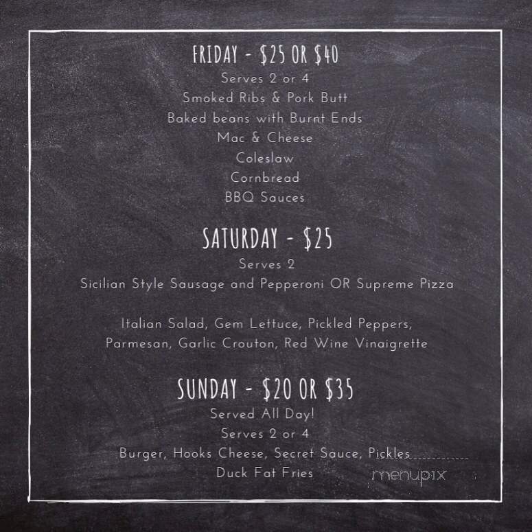 Restore Public House - La Crosse, WI menu_pic