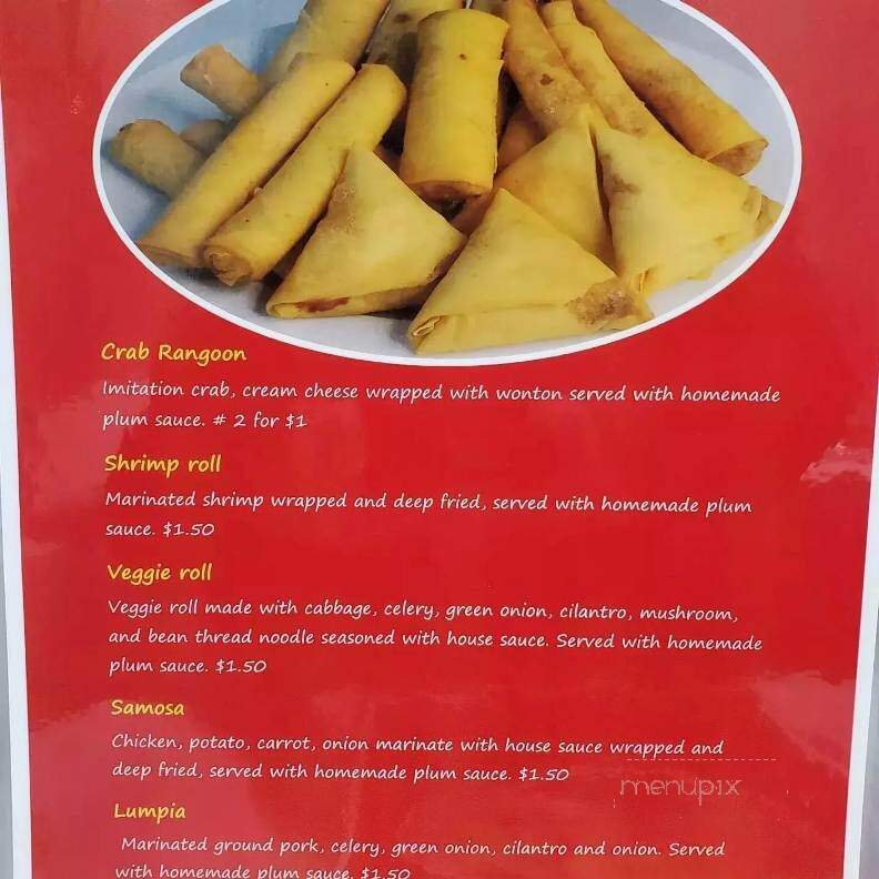 Thomm Yumm Thai Truck - Casa Grande, AZ menu_pic