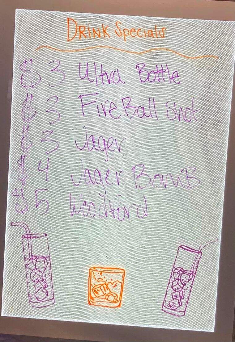 Crazy 8s Sports Bar & Grill - Mineral Wells, TX menu_pic