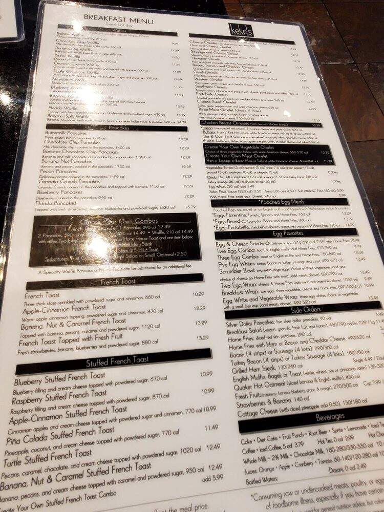 Keke's Breakfast Cafe - Davenport, FL menu_pic