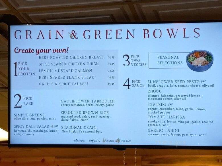 Nan's Kitchen & Market - Southborough, MA menu_pic