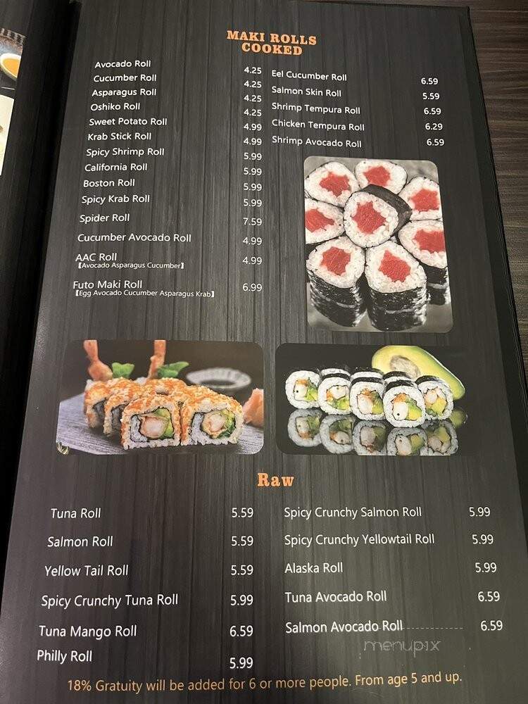 Royal Asian Bistro - Orange City, FL menu_pic