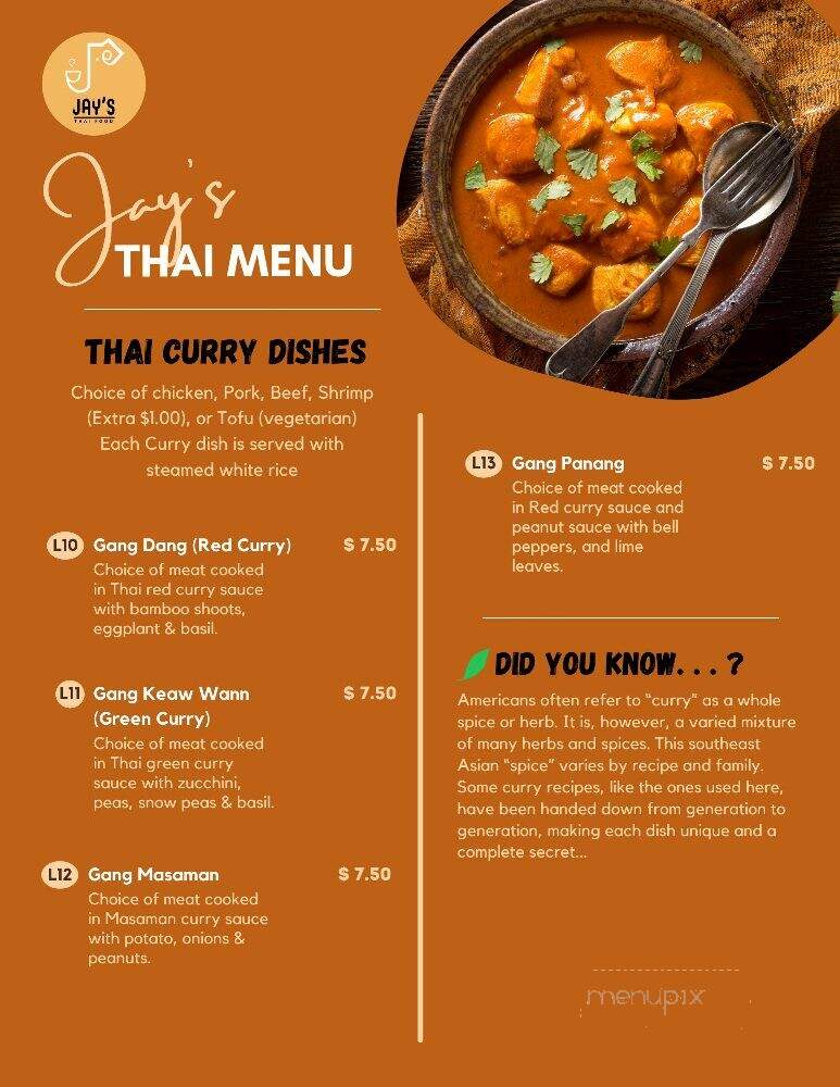 Jay's Authentic Thai Cuisine - Kokomo, IN