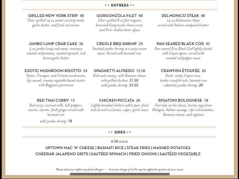 Michael's Uptown Cafe - Bloomington, IN menu_pic