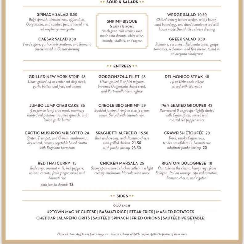 Michael's Uptown Cafe - Bloomington, IN menu_pic