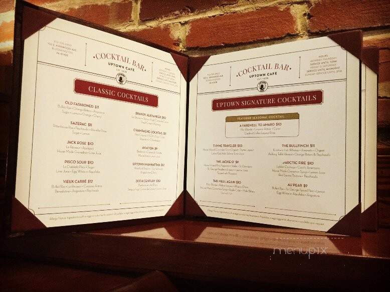 Michael's Uptown Cafe - Bloomington, IN menu_pic