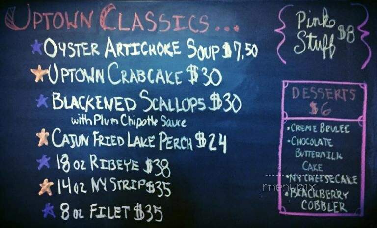 Michael's Uptown Cafe - Bloomington, IN menu_pic