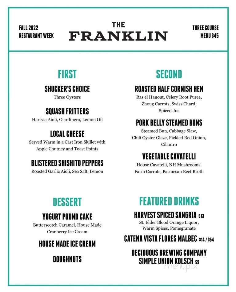 The Franklin Oyster House - Portsmouth, NH