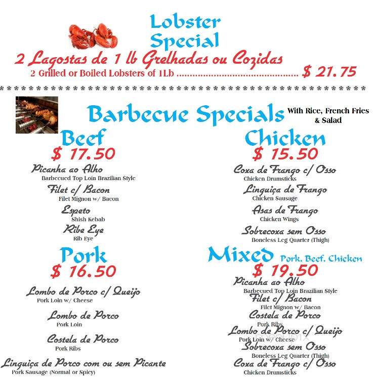 Fernandes Steakhouse II - Newark, NJ menu_pic