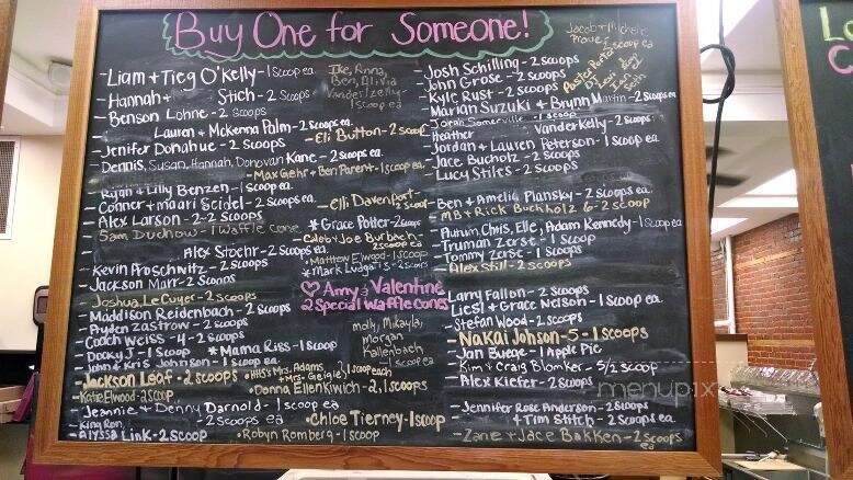 Knokes Chocolates - Hudson, WI menu_pic