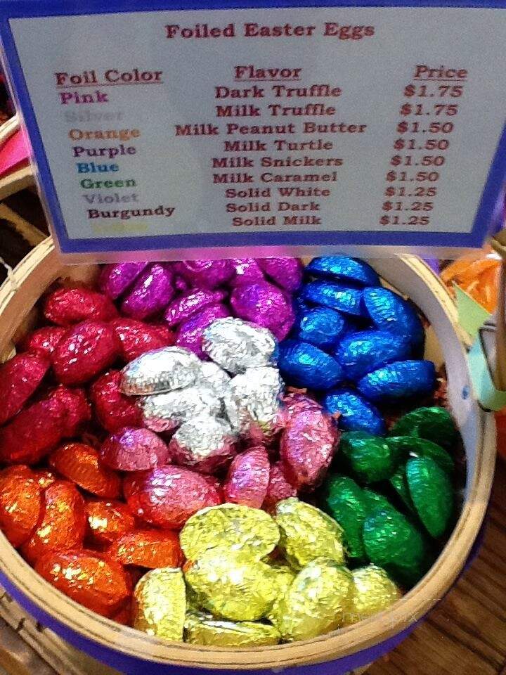 Knokes Chocolates - Hudson, WI menu_pic