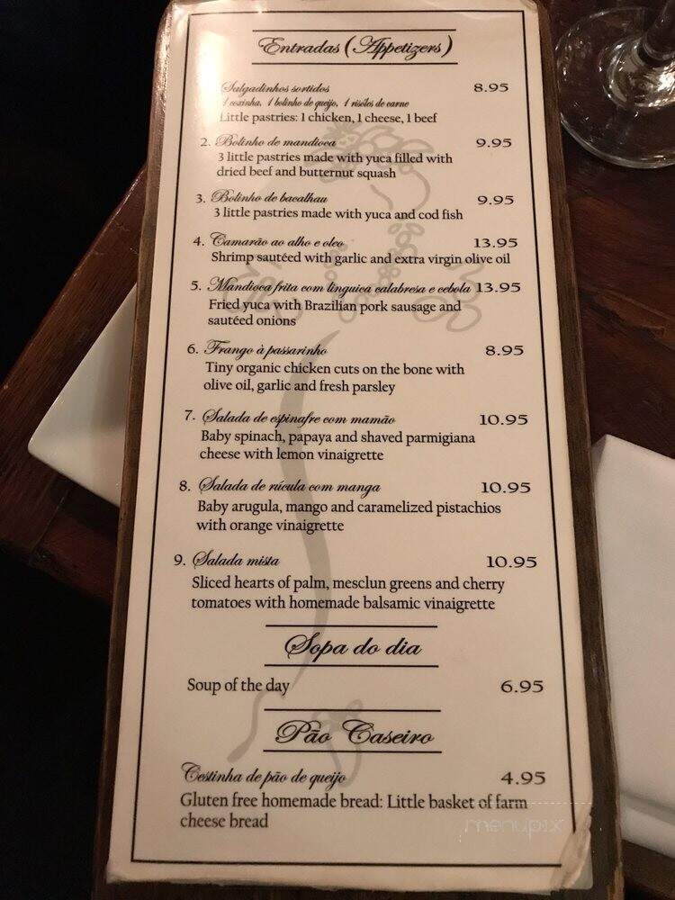 Samba Montclair - Montclair, NJ menu_pic