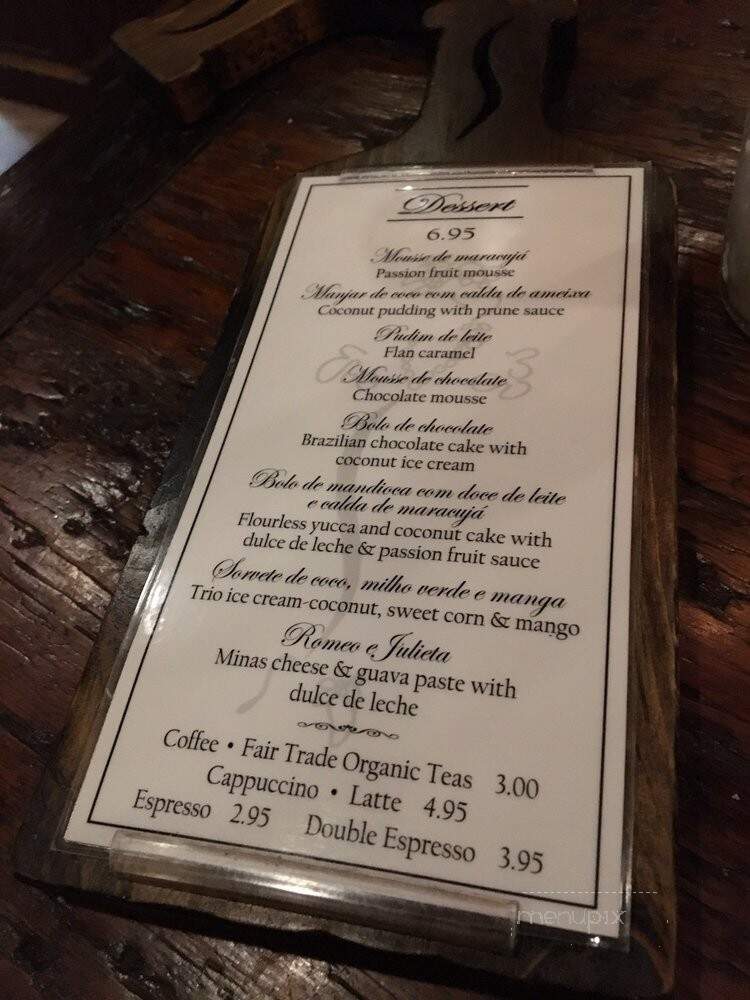 Samba Montclair - Montclair, NJ menu_pic