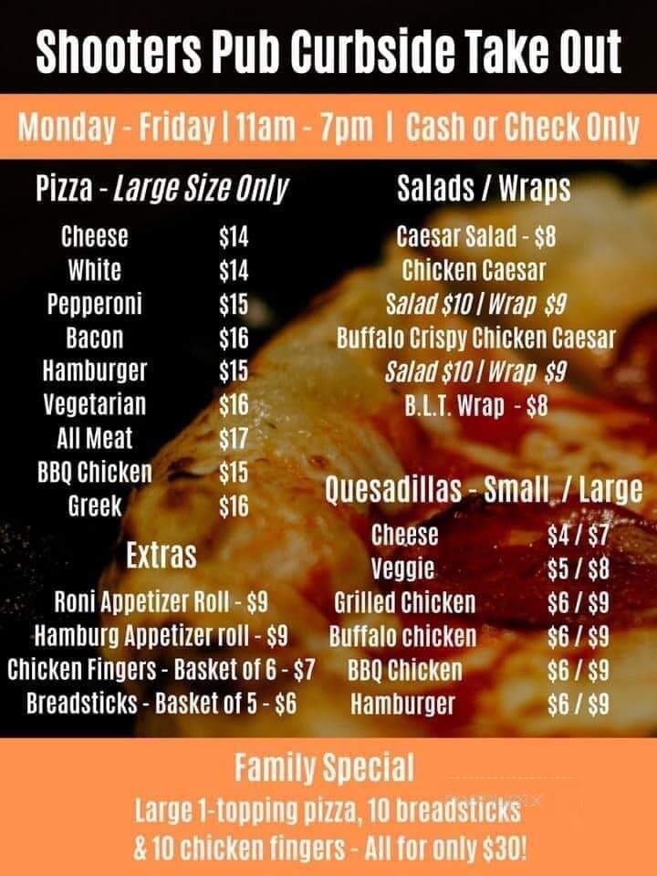Shooter's Pub - Exeter, NH menu_pic