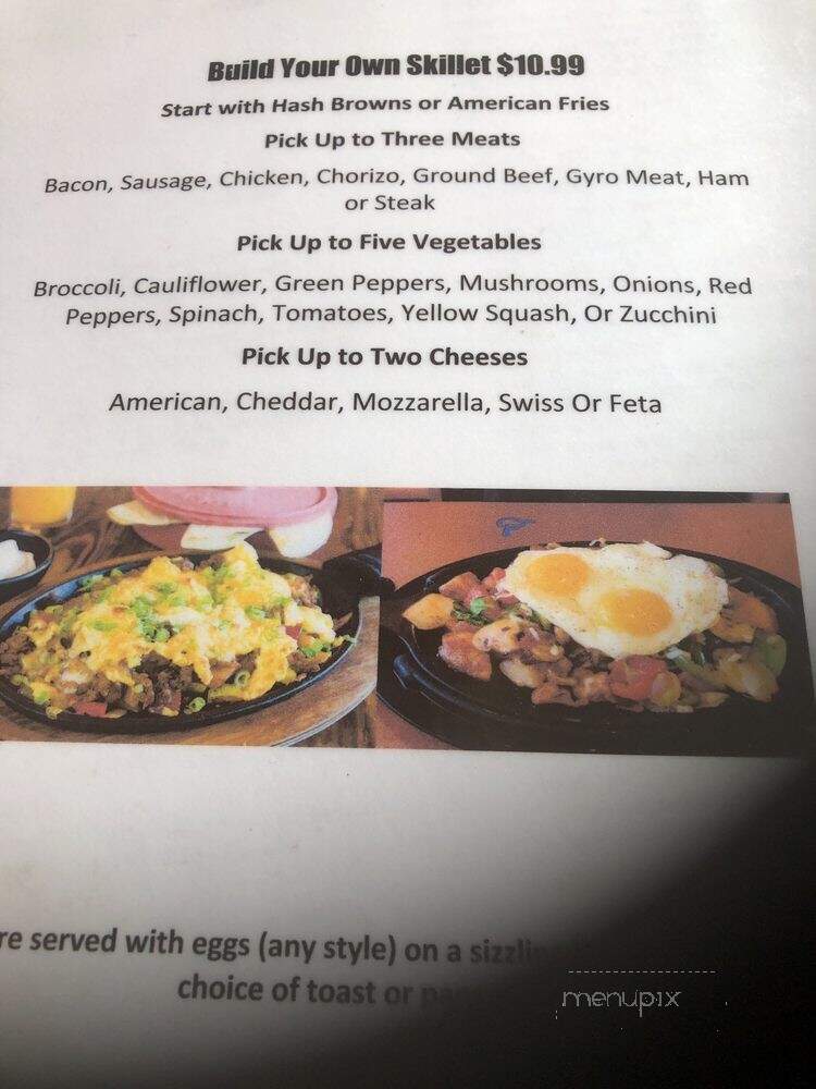 Chefo's pancake house - Kimberly, WI menu_pic
