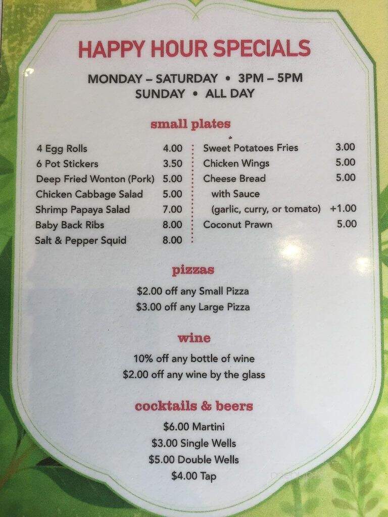 Soy House - Bellingham, WA menu_pic