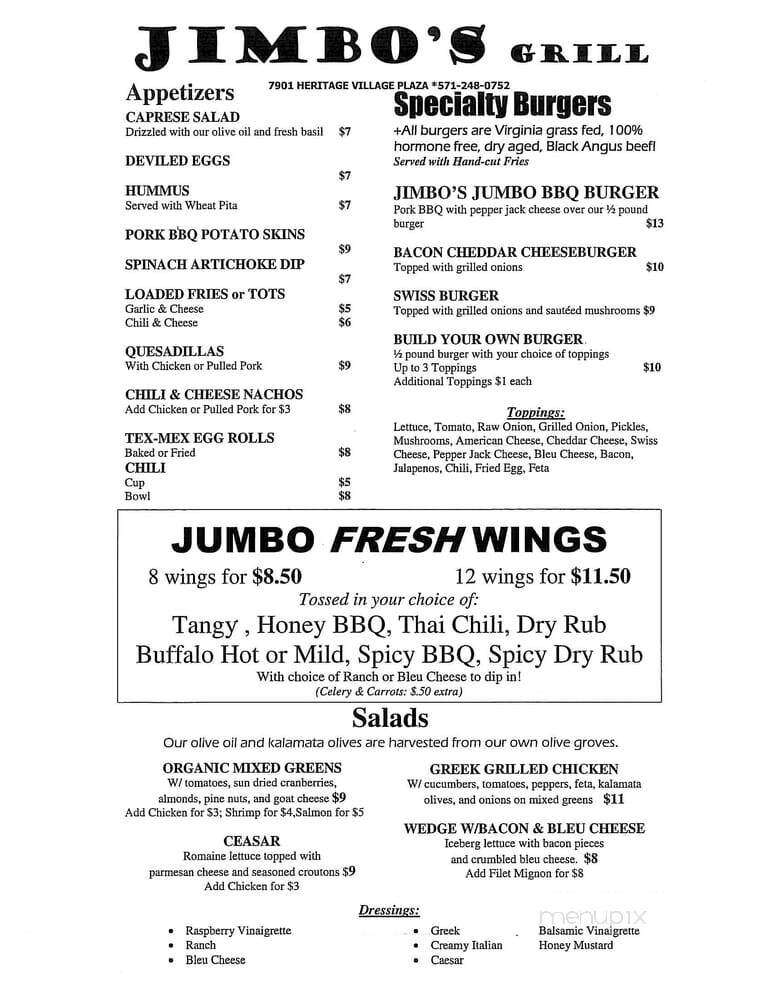 Jimbo's Grill - Gainesville, VA