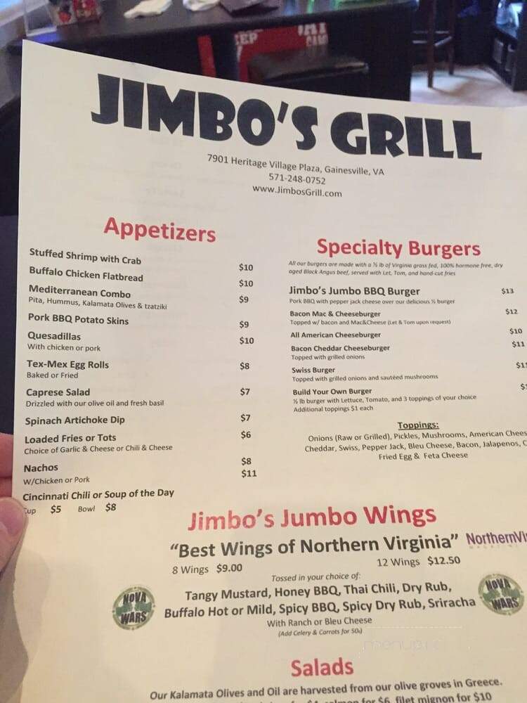 Jimbo's Grill - Gainesville, VA