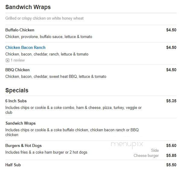 Porky's Pizzeria - Erie, PA menu_pic