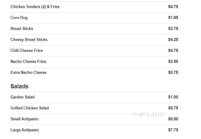 Porky's Pizzeria - Erie, PA menu_pic