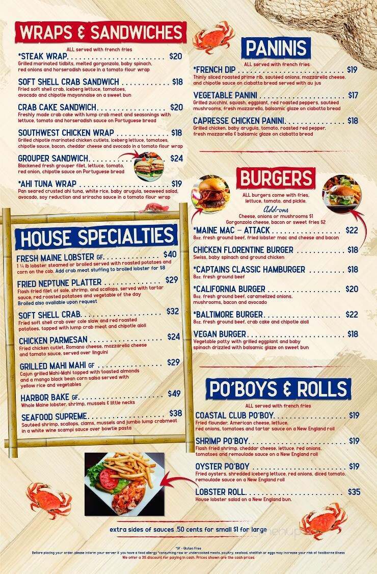 Harbor Crab Co - Patchogue, NY menu_pic