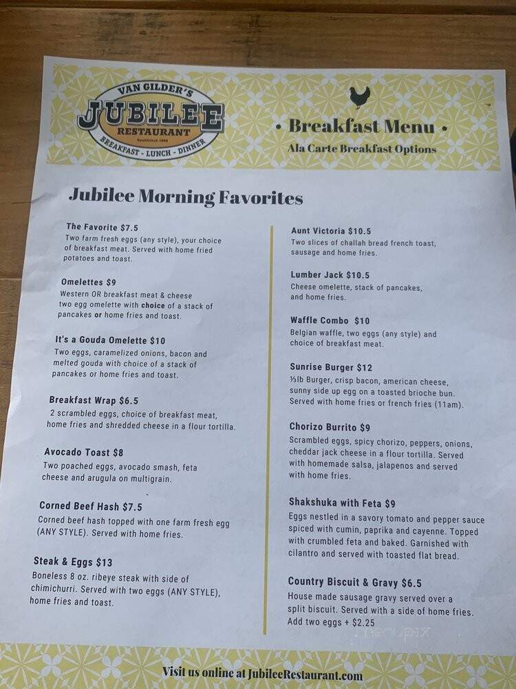 Van Gilder's Jubilee Restaurant - Pocono Pines, PA