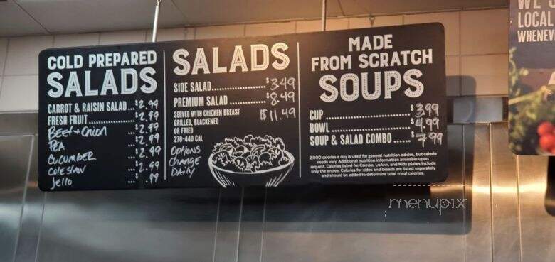 Luby's Cafeteria - Plano, TX menu_pic