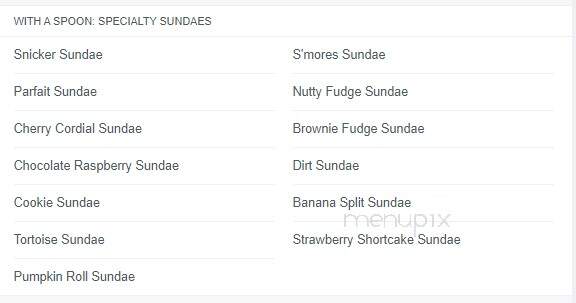 Chiller's Ice Cream - Sellersburg, IN menu_pic