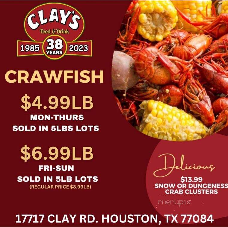 Clay's Restaurant - Houston, TX