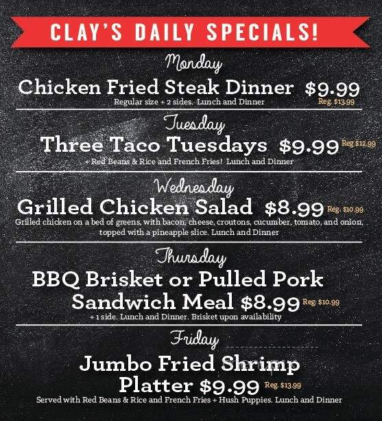 Clay's Restaurant - Houston, TX