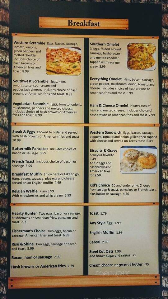 Parkview Lodge & Grill - Toivola, MI menu_pic