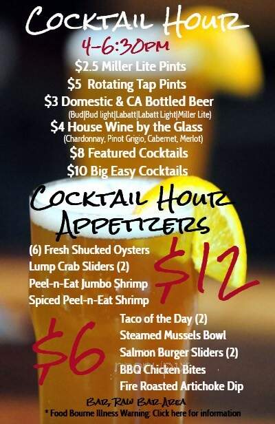 Mac's Acadian Seafood Shack - Saline, MI menu_pic