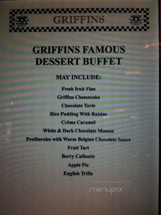 Griffins Restaurant (Fairmont Hotel) - Vancouver, BC menu_pic