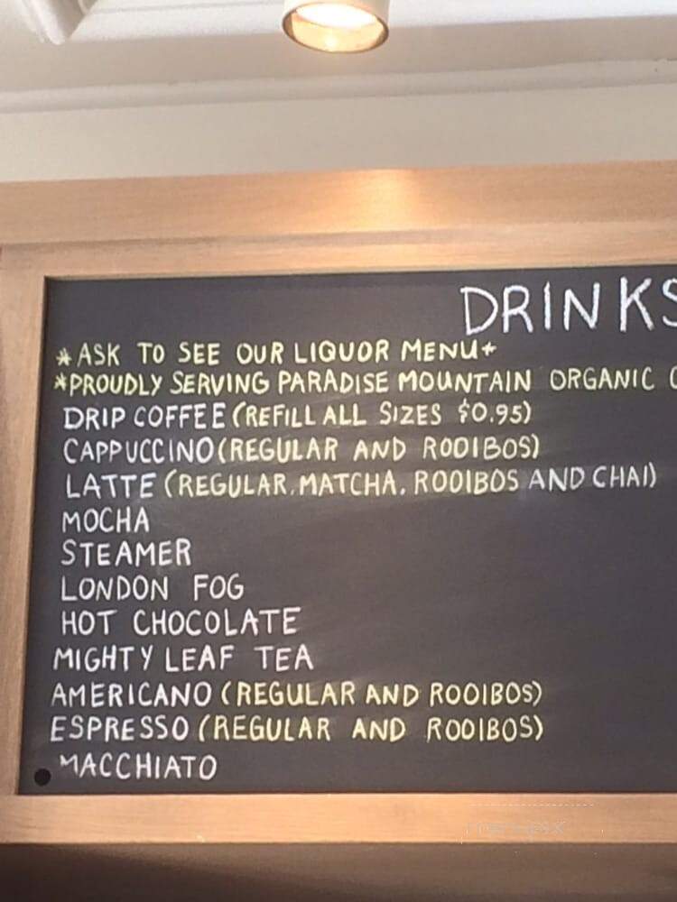 Vendome Cafe - Calgary, AB menu_pic