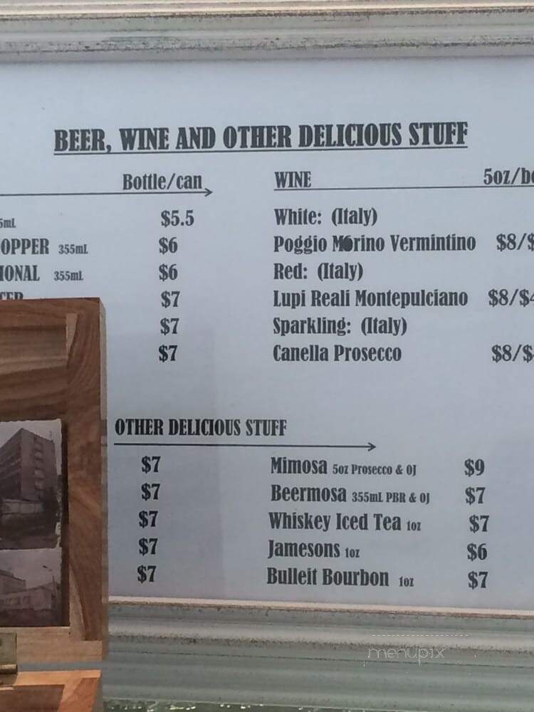 Vendome Cafe - Calgary, AB menu_pic