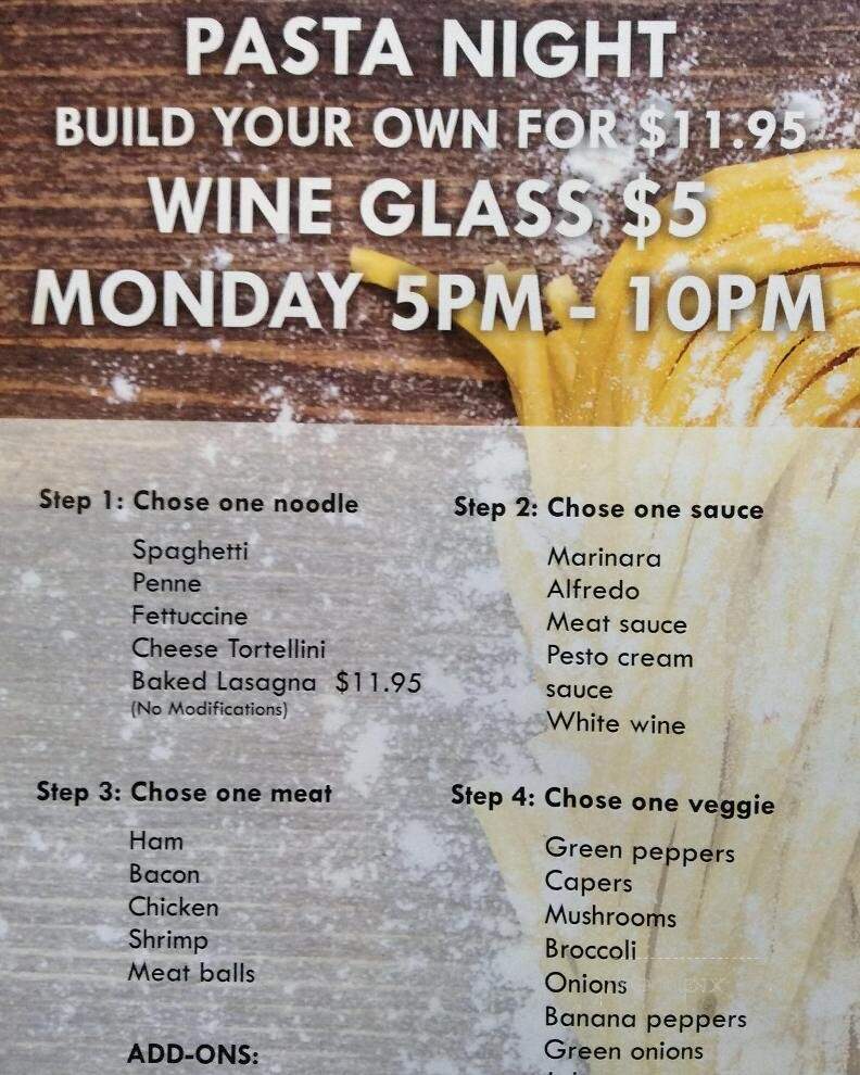 Fargos On Capilano - Edmonton, AB menu_pic