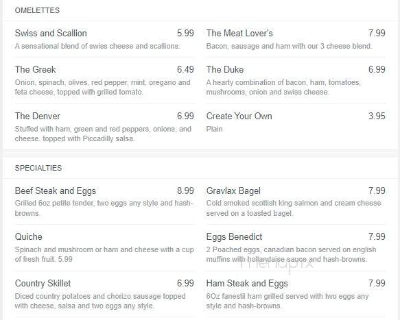 Piccadilly Cafeteria - Wichita, KS menu_pic